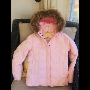 ADORABLE pink youth winter coat!!!